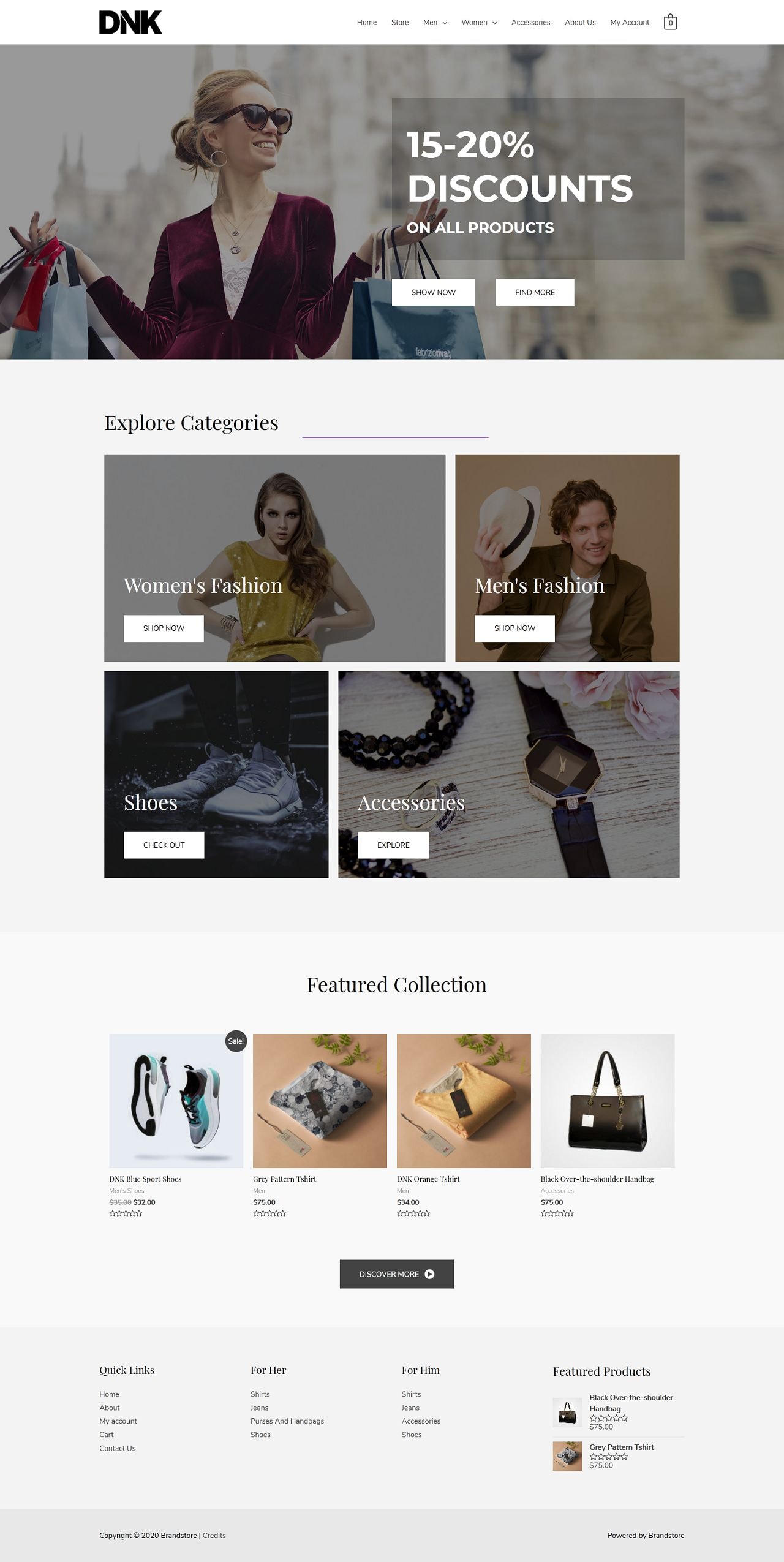 Fagowi.com Website Design Templates For eCom Brand S Online Shop - Home Page Image