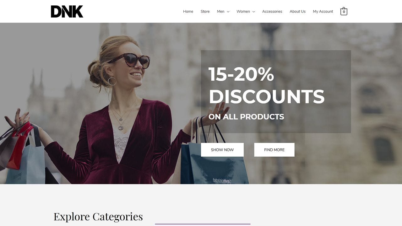 eCom Brandstore S Shop - Multipurpose - Home Page 1280 x 720
