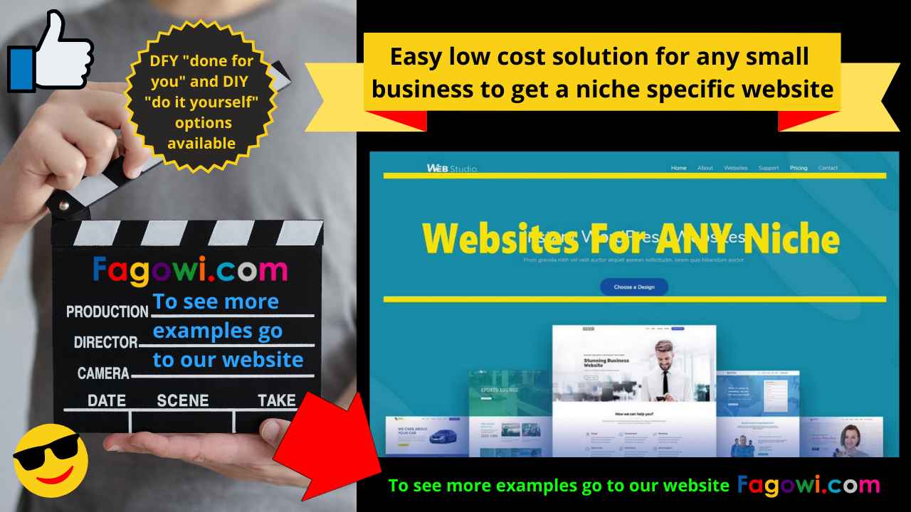 Thumbnail For Fagowi Small Business Website Designs Page YT Video 1280 x 720